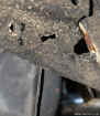 vw bug show photos rear bumper mount hole.JPG (313610 bytes)
