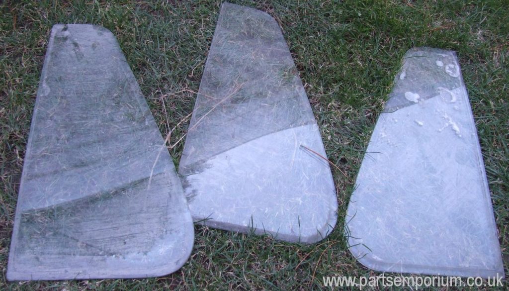 Bay cab door fixed quarter light glass Parts Emporium