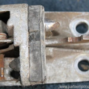 Bay sliding door hold back catch