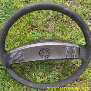 Brown steering wheel