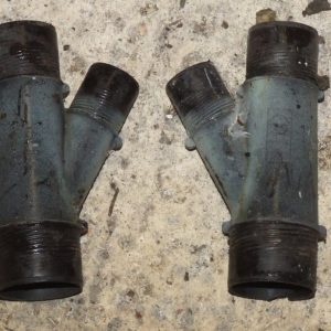 Pair Air pipe splitters - 2 way -