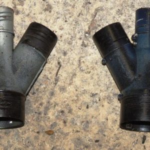Pair Air pipe splitters - 3 Way -