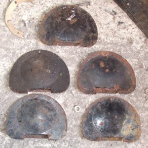 Spare wheel well cover plates