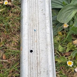 Sliding door lower floor edge trim T2 VW