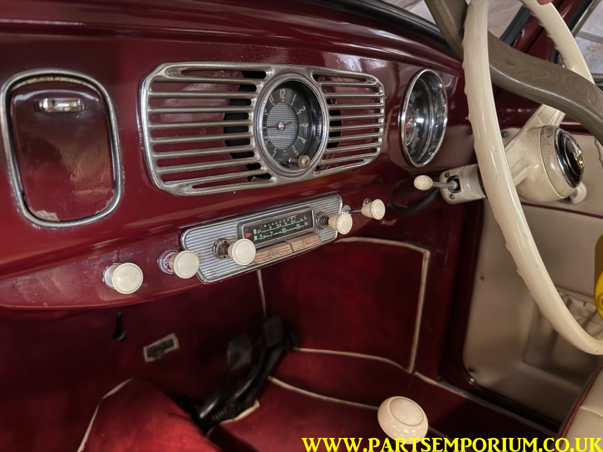 1955 RHD Ribbed door VW Oval Beetle For Sale - Image 5