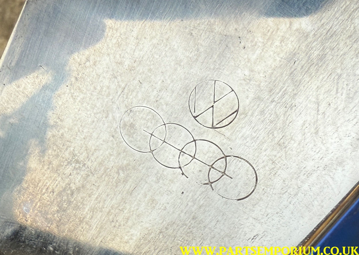 Early Audi 100 Coupe NOS rear bumper chrome - Image 6