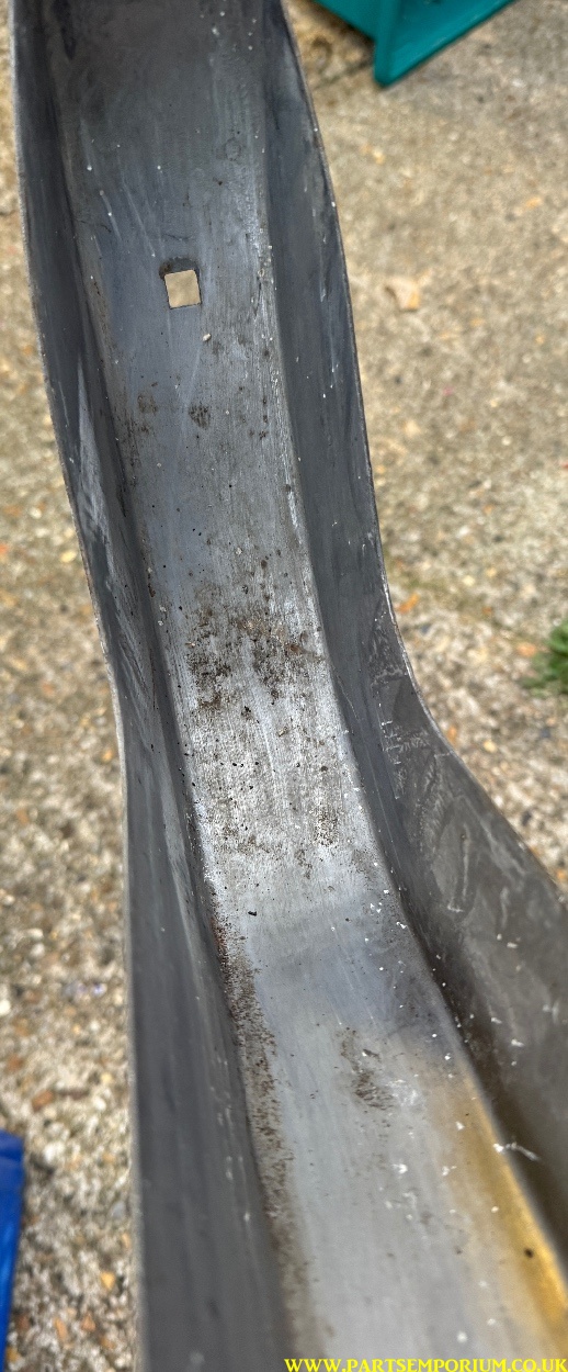 Early Audi 100 Coupe NOS rear bumper chrome - Image 2