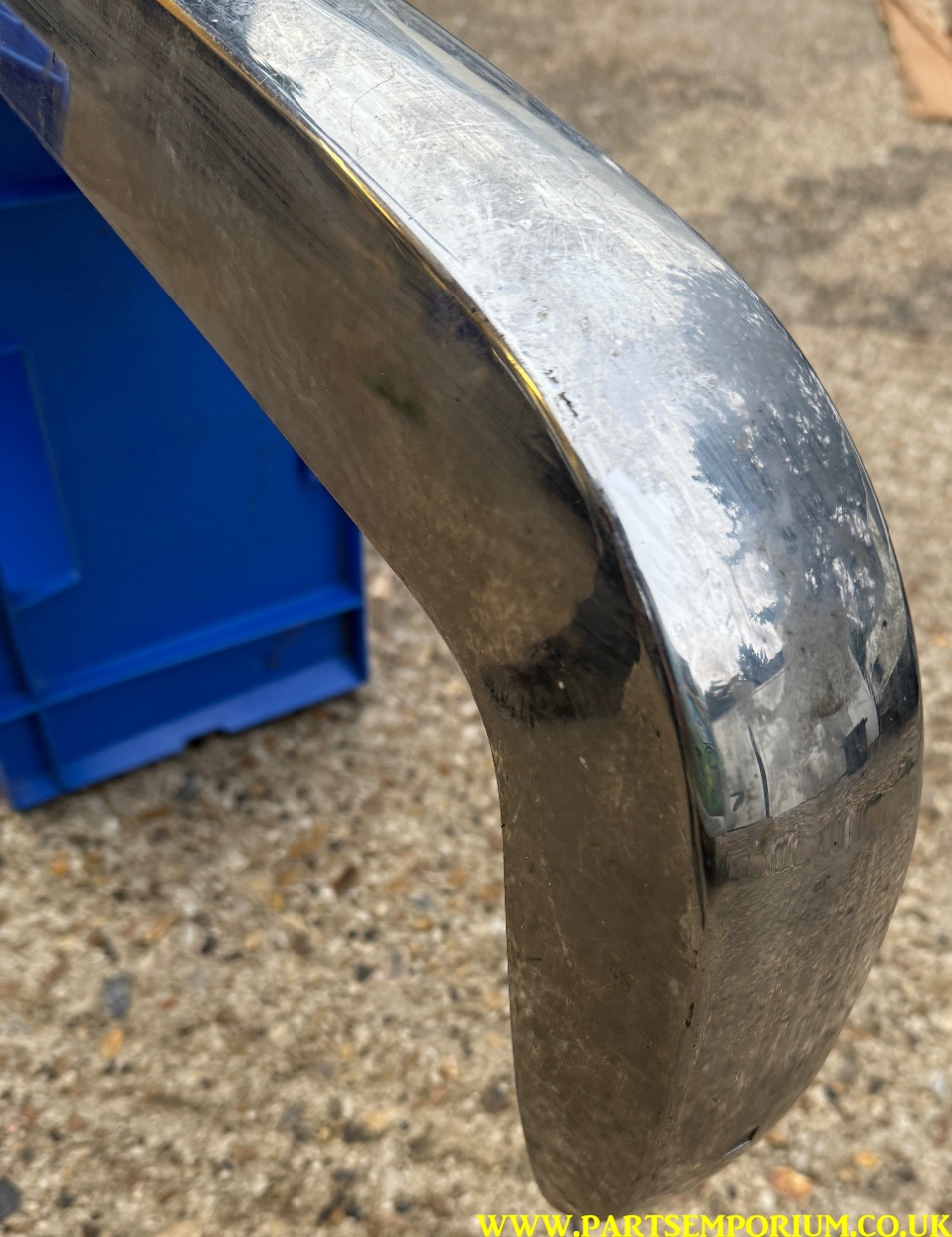 Early Audi 100 Coupe NOS rear bumper chrome - Image 20