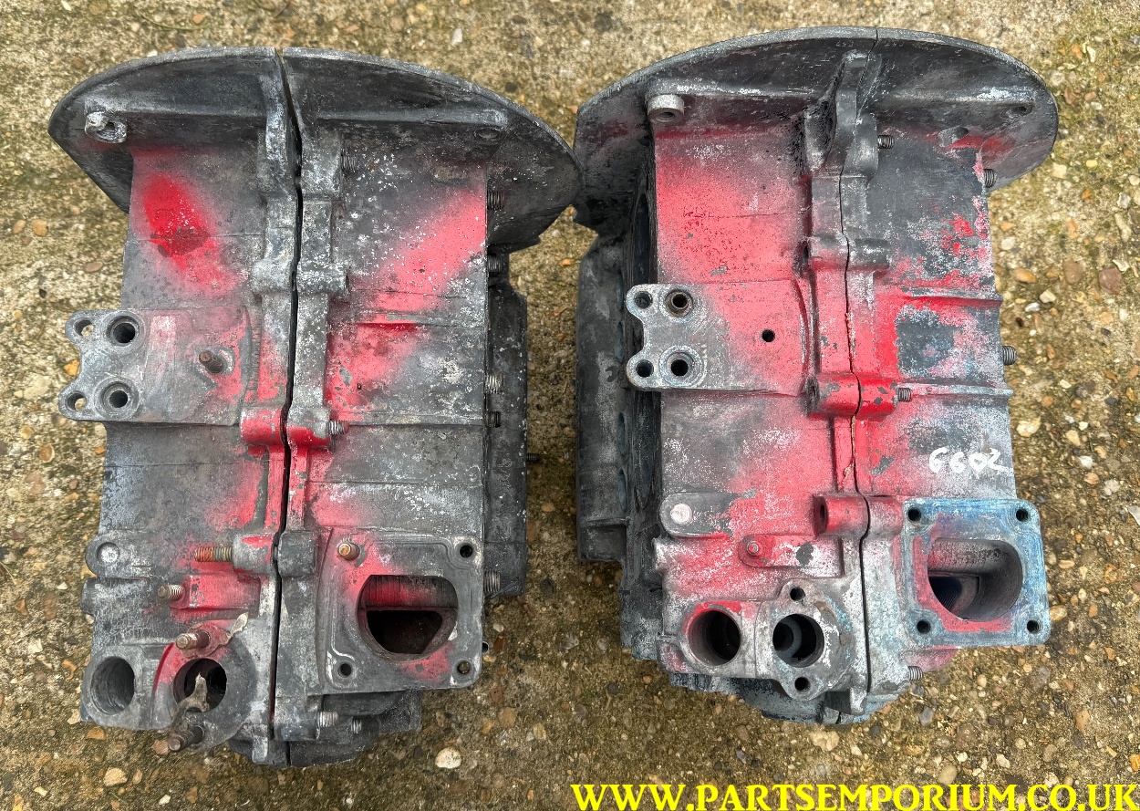 Pair of air cooled cases - scrap? Spares?