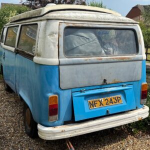 Rusty VW Bay window T2 Camper project or spares pop top bus cheap