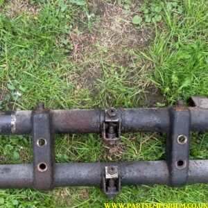 Adjustable king and link pin VW beetle axle beam