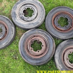 Early VW type 3 wheels 5 bolt 1500s notchback